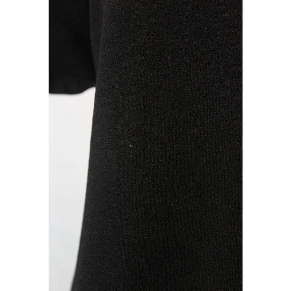 Vintage 80s 90s Pleated Black Dress 42" bust size 10 - Picture 8 of 10